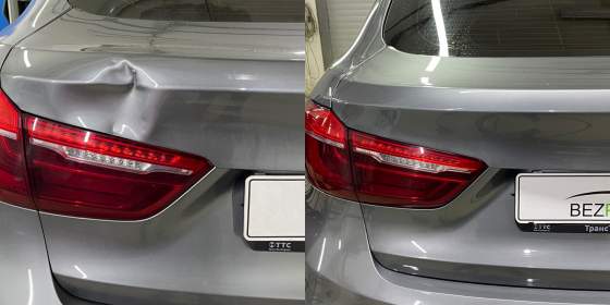 Покраска крышки багажника BMW X6