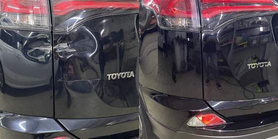 Покраска крышки багажника и заднего крыла Toyota RAV4